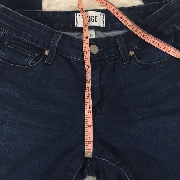 Paige Verdugo Ankle Jeans Dream Catcher Sz 26 - Picture 8 of 12